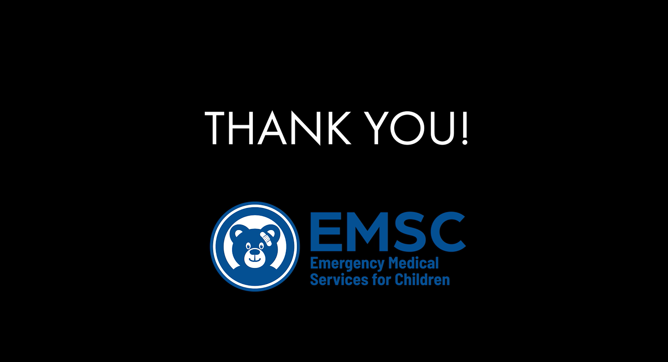 Thank You from the EMSC Program